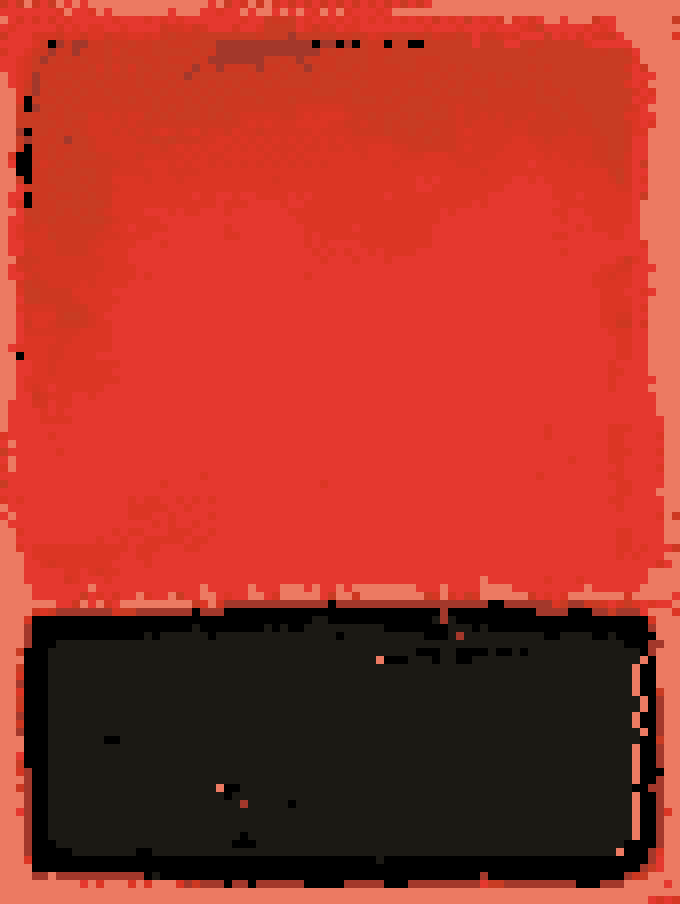 Rothko on Pennies, restored, as it renders onchain today